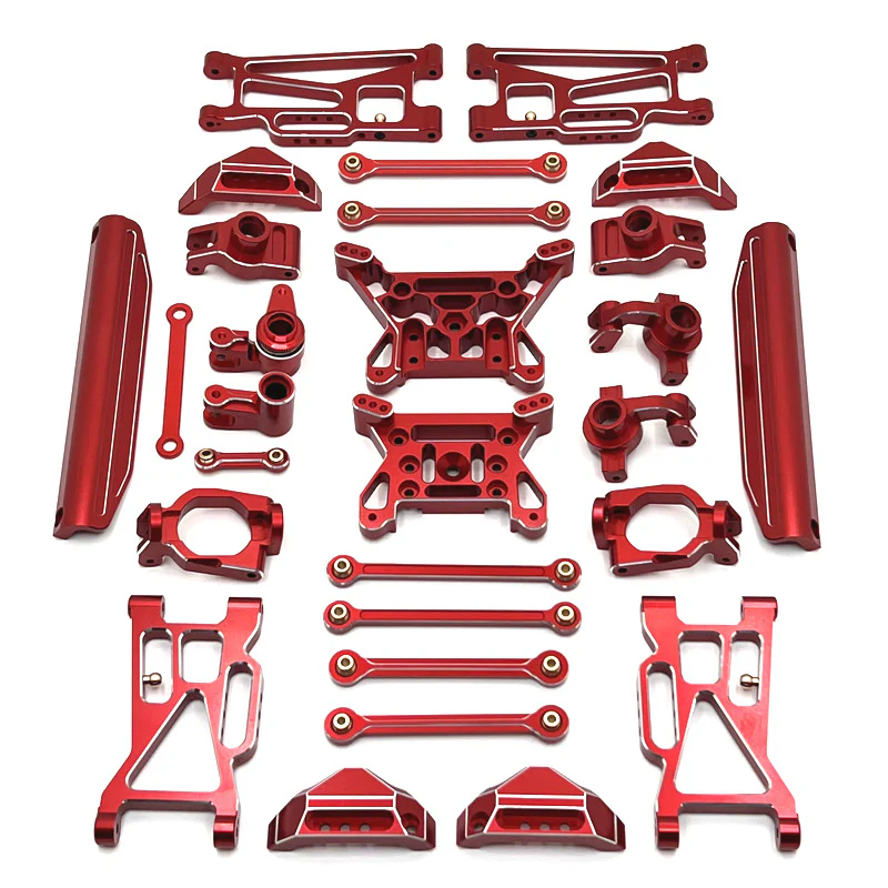 MJX Hyper Go 10208/10208 V2 Upgrade Kits Metal - Red / ALL kits