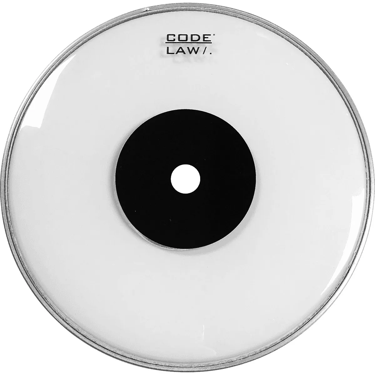 Code Drum Heads LAWCL14 LAW 14" Clear Tom Drumhead with Dot
