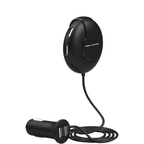 RealPower KFZ-Ladegerät Hub 6     2400mA   6xUSB