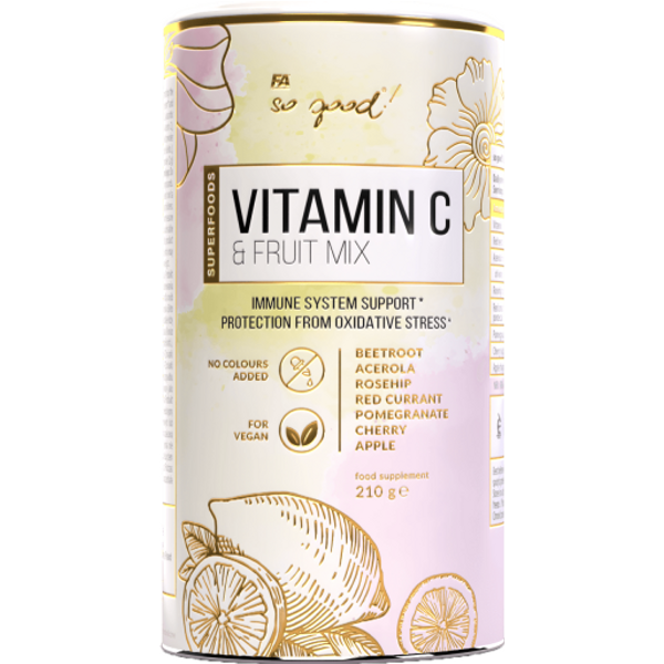 Fitness Authority Witaminy Witamina C FA So Good! Vitamin C & Fruit Mix 210g