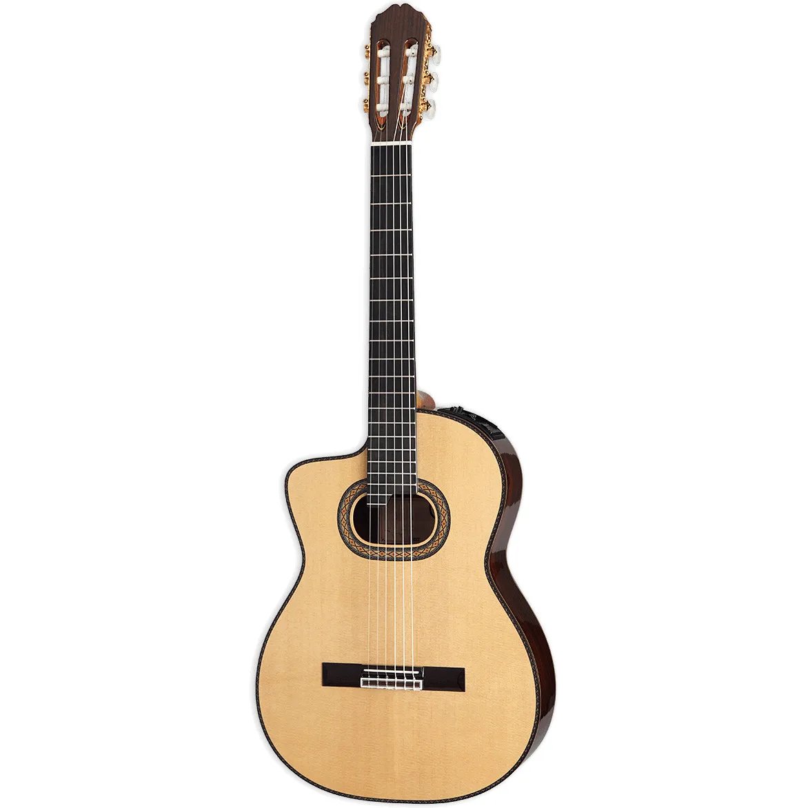 Takamine TH90 LH Hirade Electro-Acoustic Classical Guitar with Case