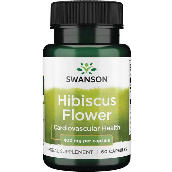 Swanson Health Products Zdrowe Serce Kwiat Hibiskusa Swanson Full Spectrum Hibiscus 400mg 60kaps