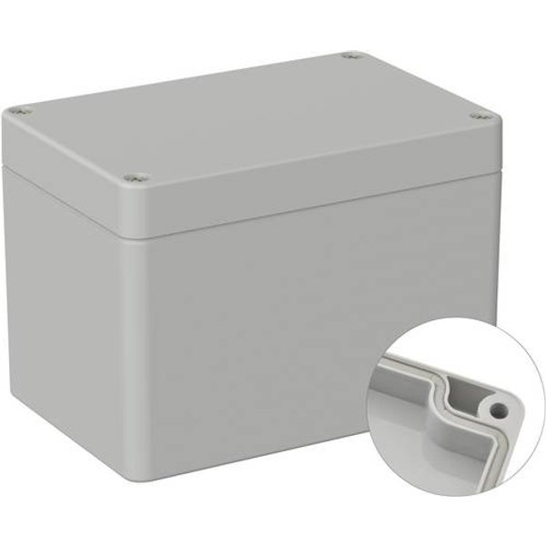 TRU COMPONENTS TC-9065648 Industrie-Gehäuse 120 x 80 x 85 ABS Lichtgrau (RAL 7035) 1 St.