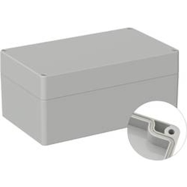 TRU COMPONENTS TC-9065672 Industrie-Gehäuse 200 x 120 x 90 ABS Lichtgrau (RAL 7035) 1 St.