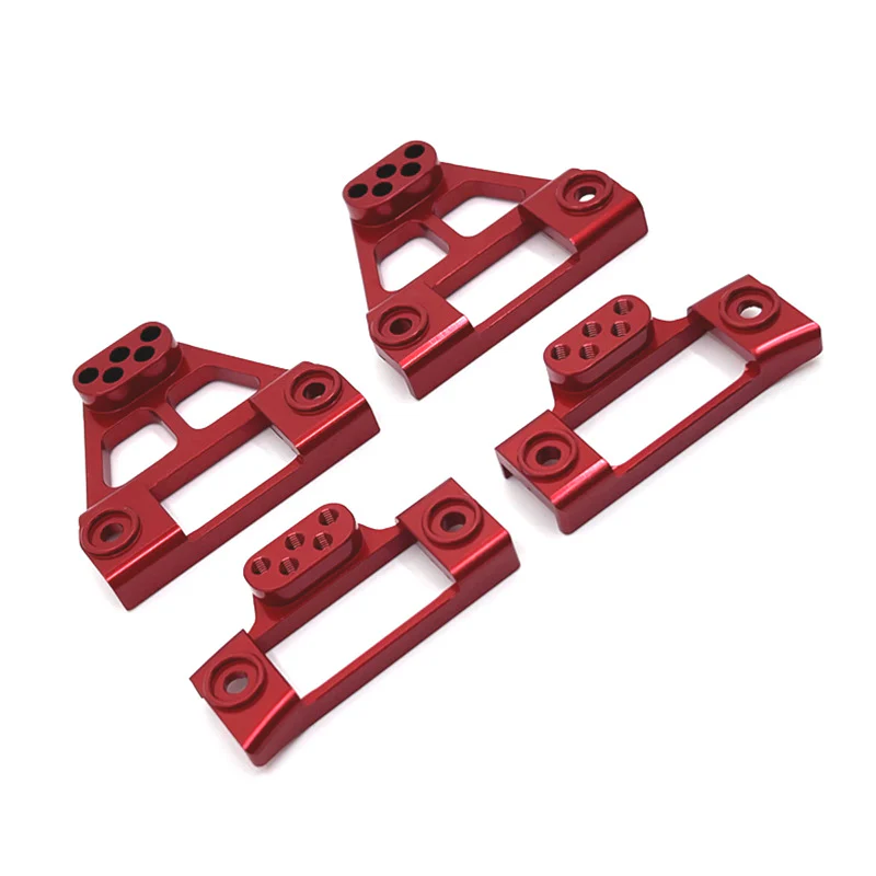 MJX Hyper Go H12Y/H12Y+ Upgrade Kit Metal front and rear shock absorber bracket - Red