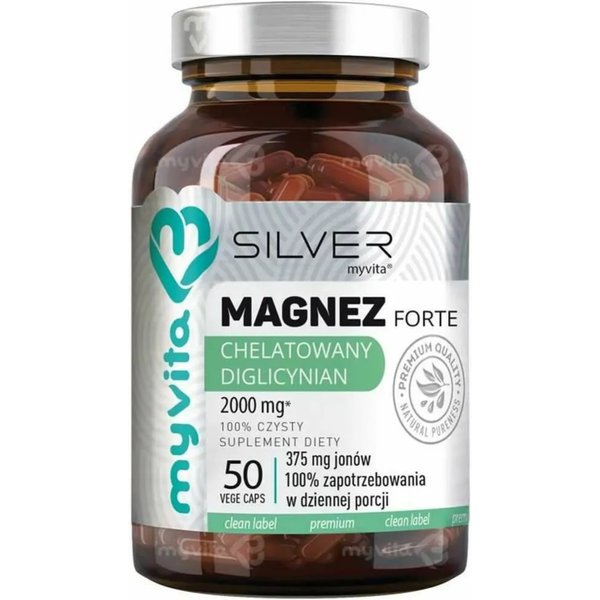 Magnez Myvita Silver Magnez Diglicynian Forte 50kaps