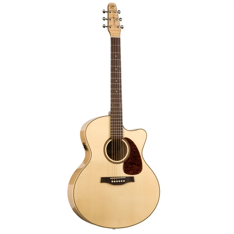 Seagull Performer CW Mini Jumbo QI Westerngitarre mit Tonabnehmer (inkl. Tasche)