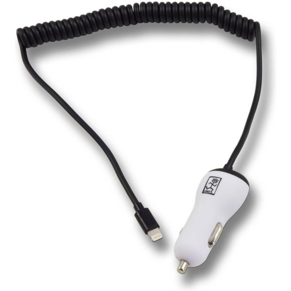 2GO KFZ-Ladegerät 12W Lightning + 1x USB MFI zertifiziert