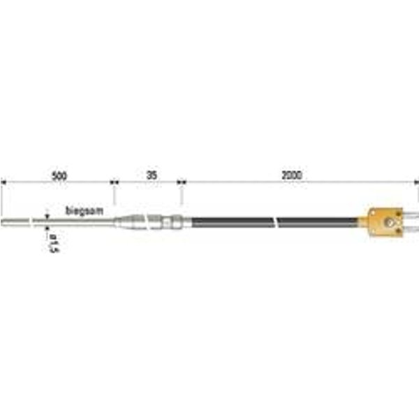 B + B THERMO-TECHNIK B + B Thermo-Technik 0625 1189-41 Tauchfühler -100 bis +1000 °C Fühler-Typ K