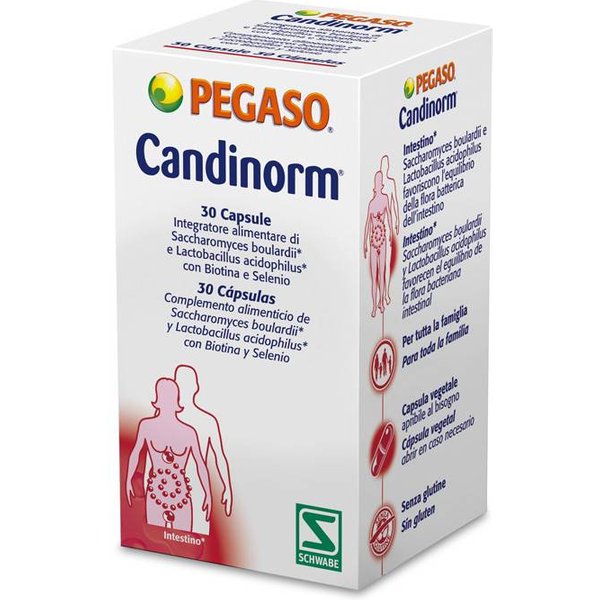 ATENA Pegaso candinorm integratore alimentare intestino sistema immunitario 30 capsule