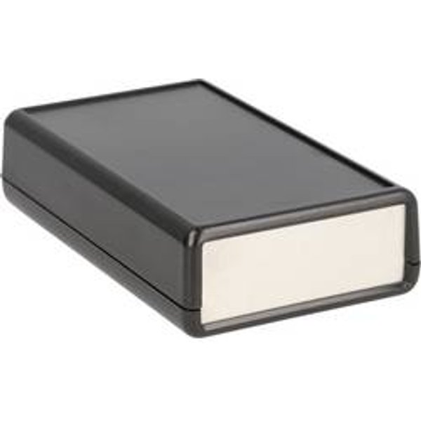 Hammond Electronics 1593PALBK Hand-Gehäuse 92 x 66.5 x 28 ABS Kunststoff, Aluminium Schwarz 1 St.