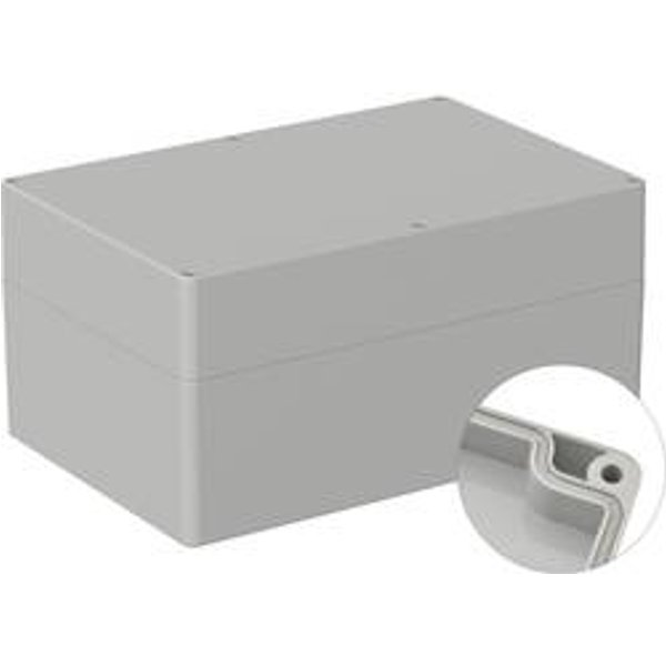 TRU COMPONENTS TC-9065700 Industrie-Gehäuse 240.3 x 160.3 x 120 ABS Lichtgrau (RAL 7035) 1 St.