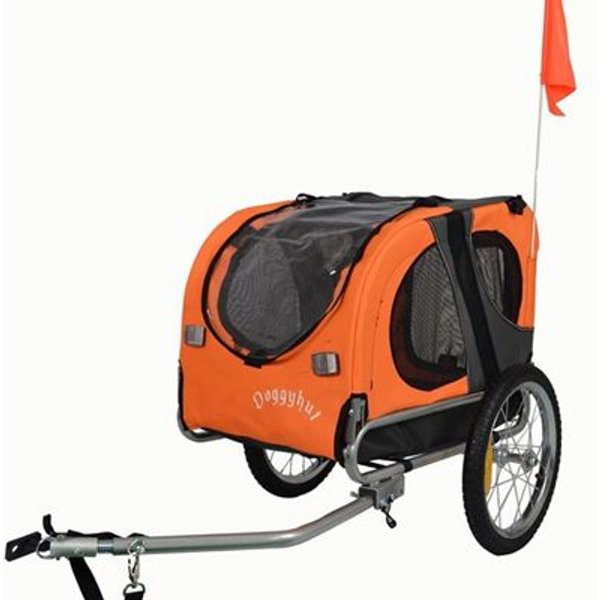 TRIXIE ORANJE hondenfietskar tot 30kg