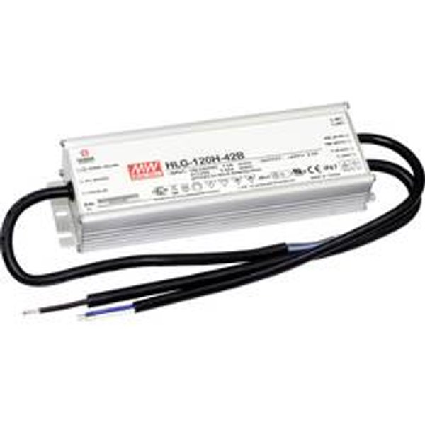 MEAN WELL HLG-120H-12B LED-Treiber, LED-Trafo Konstantspannung, Konstantstrom 120 W 10 A 6 - 12 V/DC dimmbar, PFC-Schaltkreis, Überlastschutz 1 St.