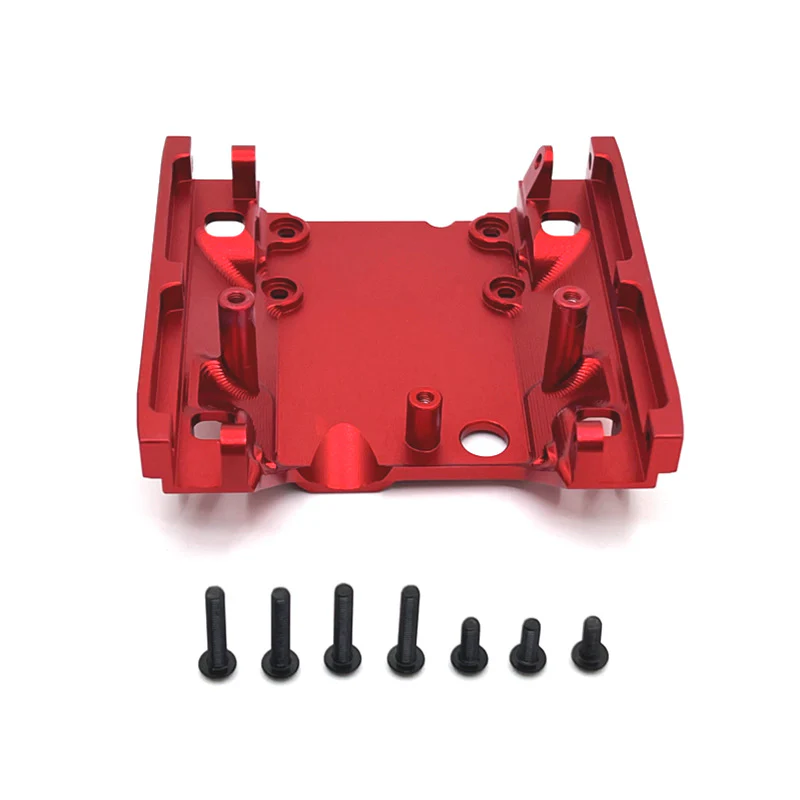 MJX Hyper Go H12Y/H12Y+ Upgrade Kit Metal gearbox base reinforcement - Red