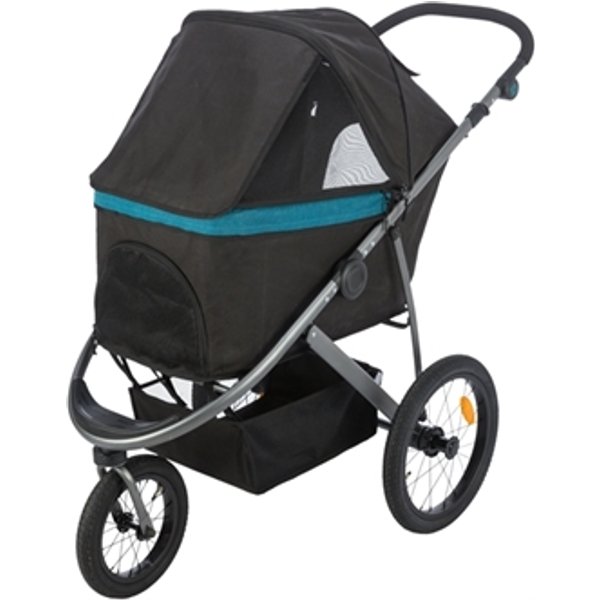 Trixie hondenbuggy zwart / petrol tot 20 kg