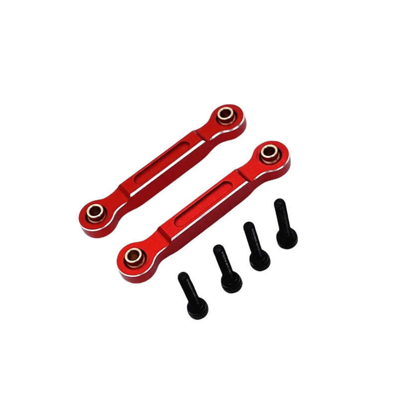 Makerfire MJX Hyper Go 14211/14209/14210 RC Car Full Metal Upgrade Parts Kit - Red / Front Steering Mounting Tie Rods