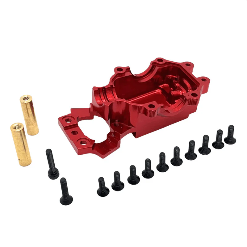 Makerfire MJX Hyper Go 14211/14209/14210 RC Car Full Metal Upgrade Parts Kit - Red / Front Trunk Lower Cover