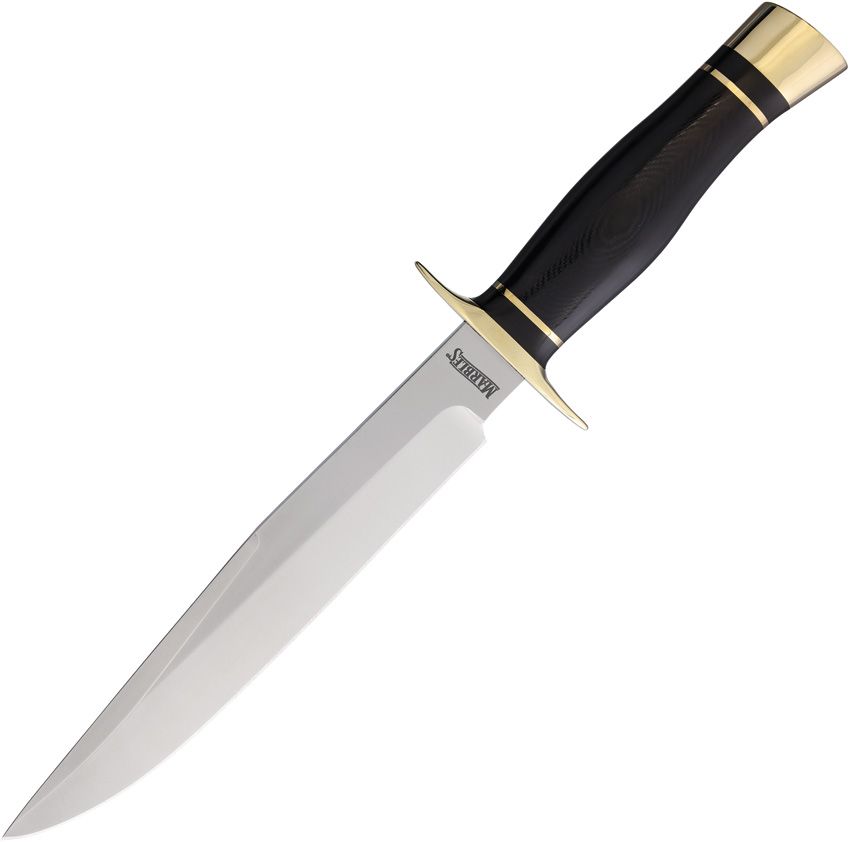 Marbles Fixed Blade Knife 7.5" D2 Satin Black Micarta