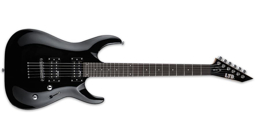 ESP LTD MH-10 Kit electric guitar, black, with gig bag