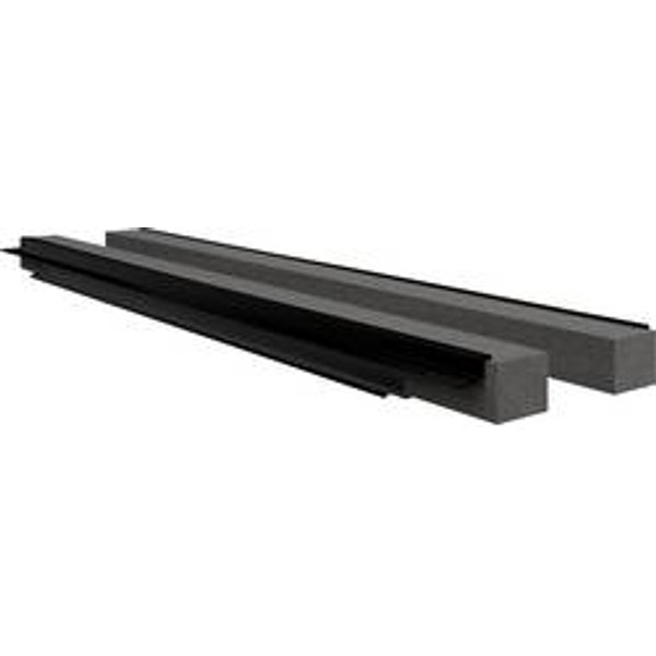 Rittal VX 8618.811 Kabeleinführungsleiste Aluminium Grau 2 St.