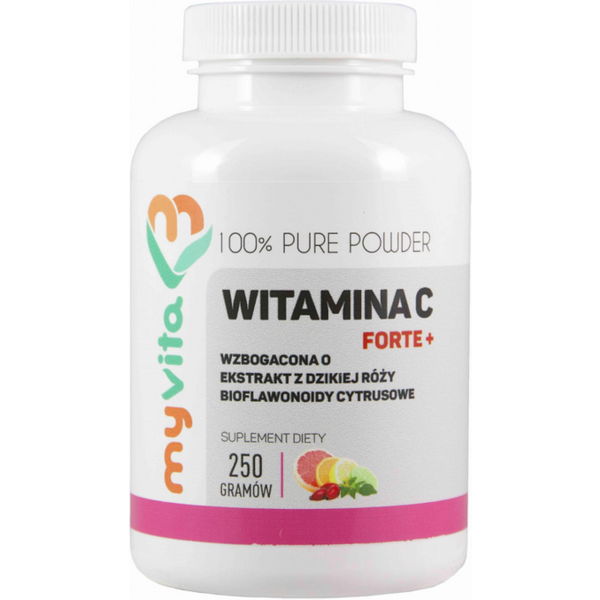 Witamina C MyVita Wit C Forte Plus (C+biofl.róża) 250g