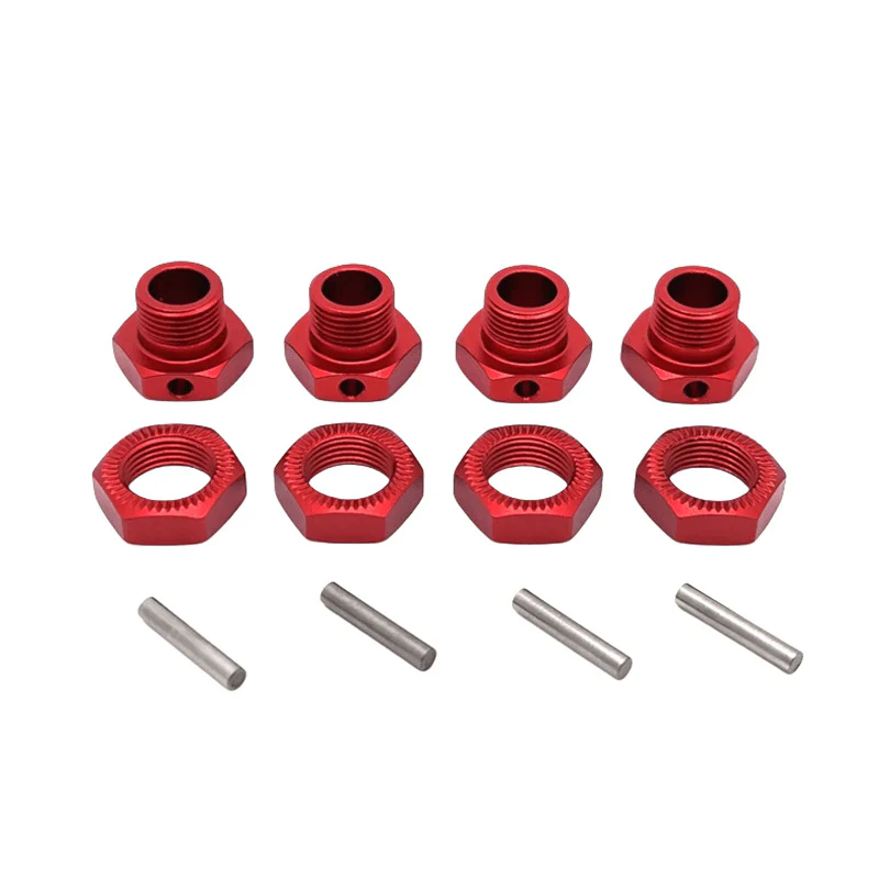 Makerfire MJX Hyper Go 1/7 7303 RC Car Full Metal Upgrade Parts Kit - Red / Combiner P73440 P73441