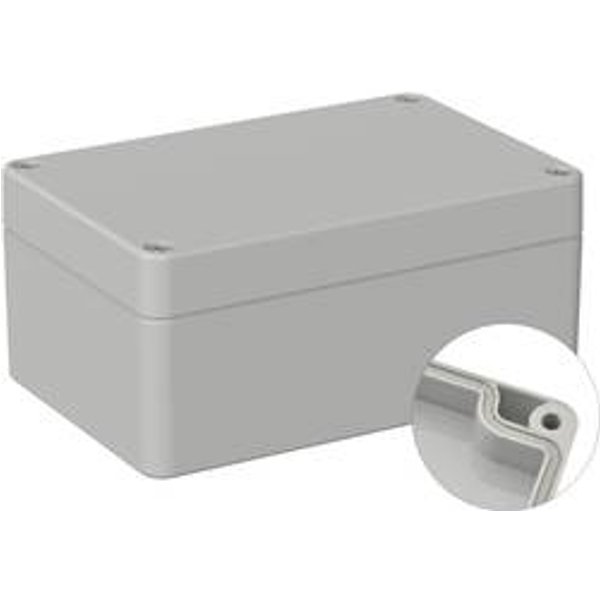 TRU COMPONENTS TC-9065452 Outdoor-Gehäuse 120 x 80 x 55 Polycarbonat Lichtgrau (RAL 7035) 1 St.