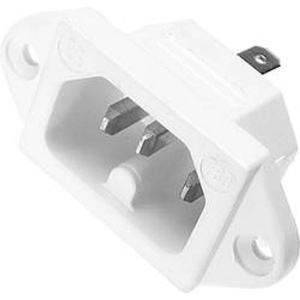 Martin Kaiser 780/ws Warmgeräte-Steckverbinder 780 Stecker, Einbau vertikal Gesamtpolzahl: 2 + PE 10 A Weiß 1 St.