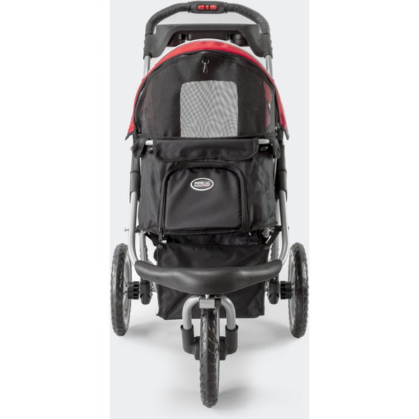 Innopet Supercomfortabele HONDENBUGGY Comfort EFA - kleuren zwart/zilver & zwart/rood
