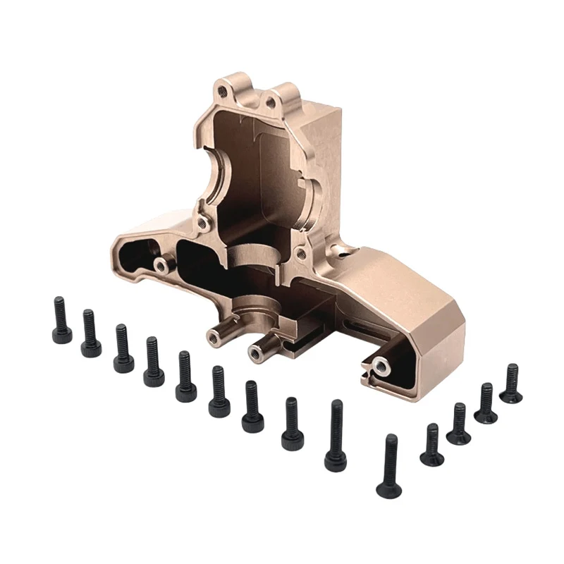 Makerfire MJX Hyper Go 14211/14209/14210 RC Car Full Metal Upgrade Parts Kit - Champagne Gold / Rear Trunk Lower Cover
