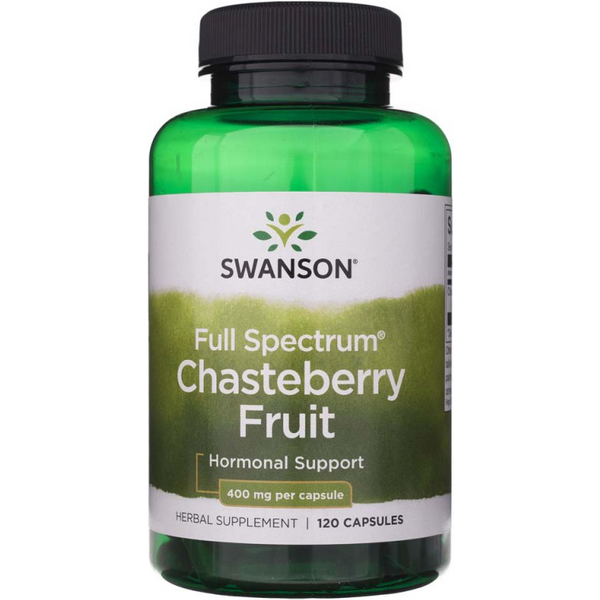 Swanson Health Products Kobieca Kondycja Niepokalanek Pospolity Swanson Chasteberry Fruit 400 mg 120kaps