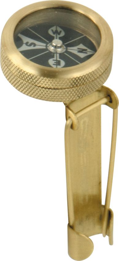 Marbles Pin-On Compass Brass 1 1/8" Diameter