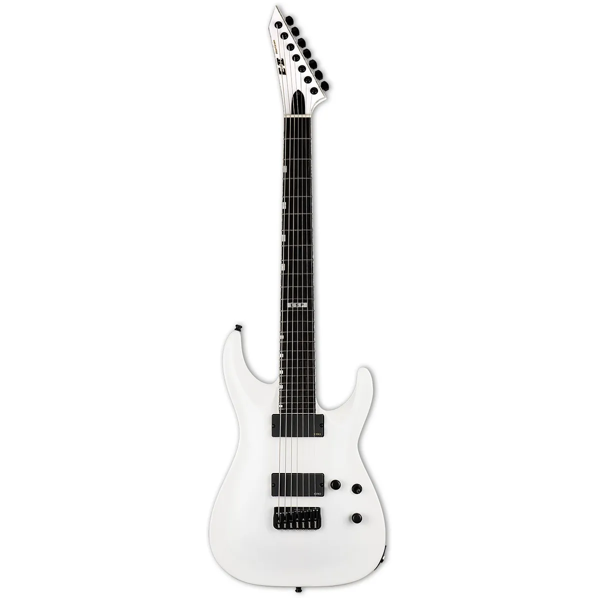 ESP E-II Horizon NT-7B Hipshot Snow White with case