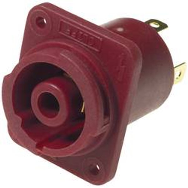 Cliff FCR2069 Netz-Steckverbinder FC Buchse, Einbau vertikal Gesamtpolzahl: 3 + PE 20 A Rot 1 St.
