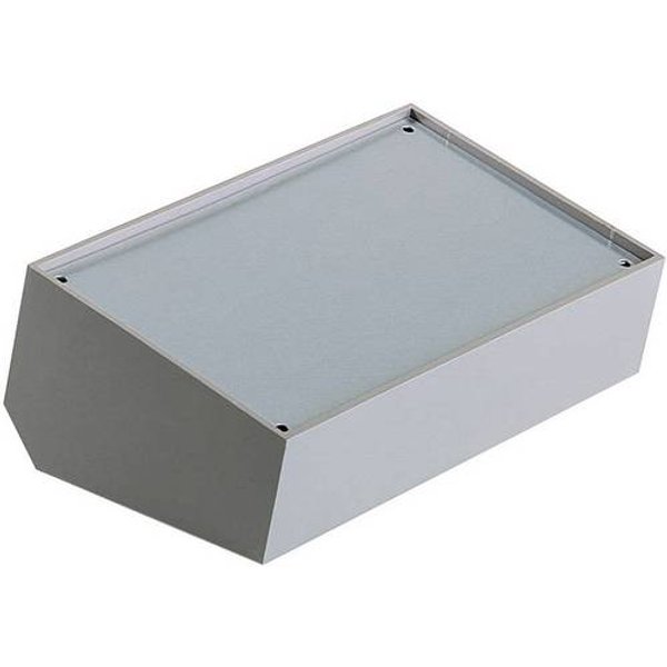 TEKO 364.8 Pult-Gehäuse (A x B x C x D x E) 310 x 170 x 65 x 85 x 47 mm Kunststoff Blau, Grau, Silber 1 St.